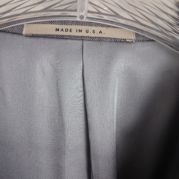 Burberry London Kensington Grey Wool Blazer Size 48 Regular NWOT - Picture 9 of 9